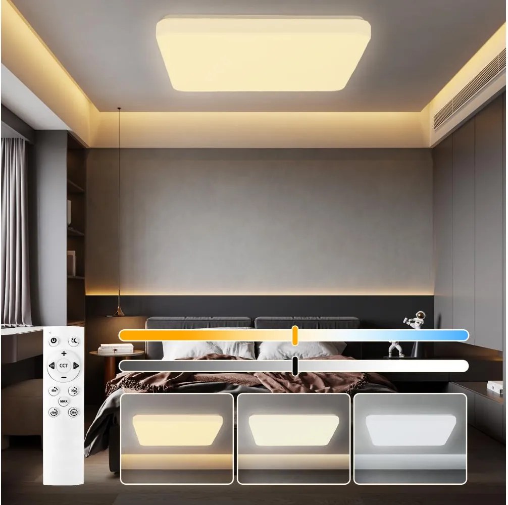 Brilagi - LED stmievateľné stropné svietidlo MILKY WAY LED/24W/230V 3000-6500K s diaľkovým ovládaním