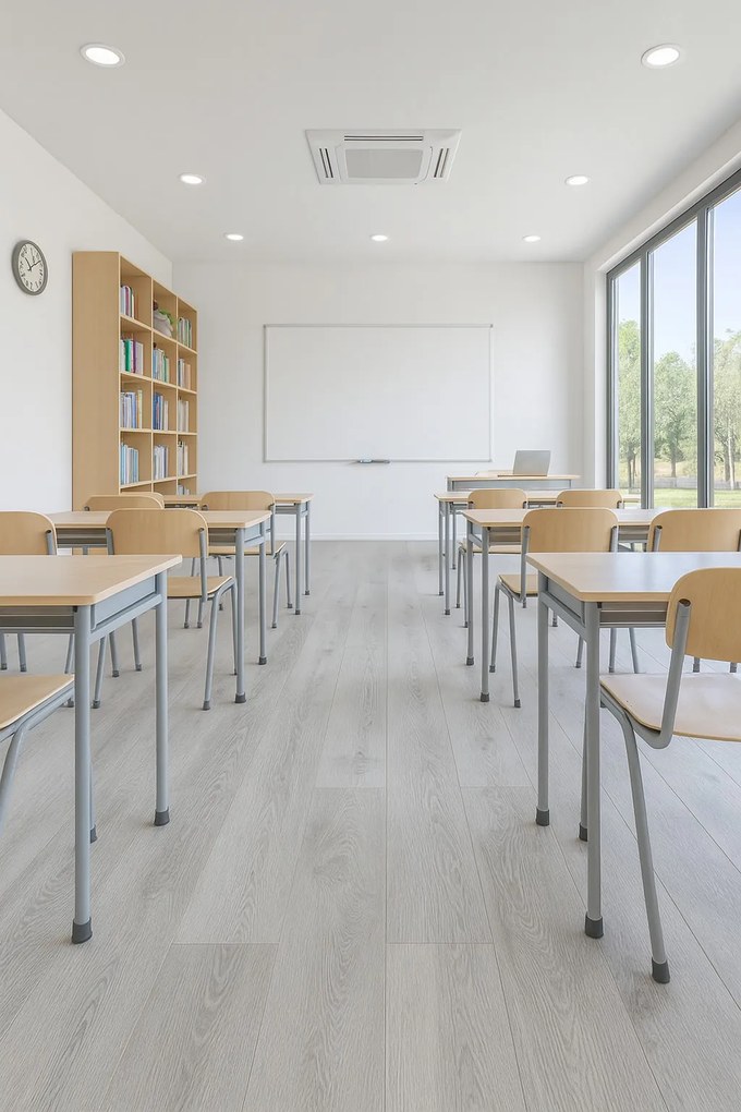 Gerflor, PVC podlaha - lino AladinTex Ultra 1751, na mieru, šíře 2m,4m, šedá, filc, chodba / predsieň