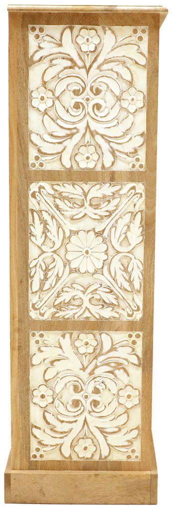 furniture-nabytek.cz - Knižnica do obývacej izby 90x115x35 z dreva mango