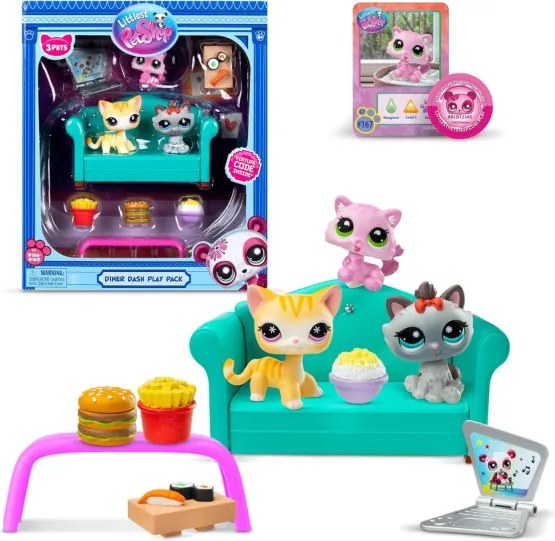 Figúrky Littlest Pet Shop Bobblin' Cats Hasbro 00636