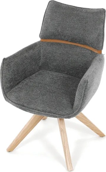 Jedálenská stolička sivá DCH-D1348 GREY2