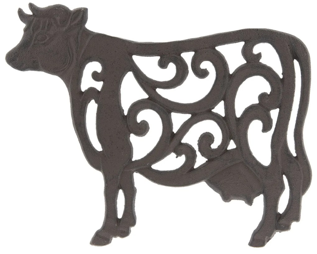 Liatinová podložka krava - 27 * 21 * 2 cm
