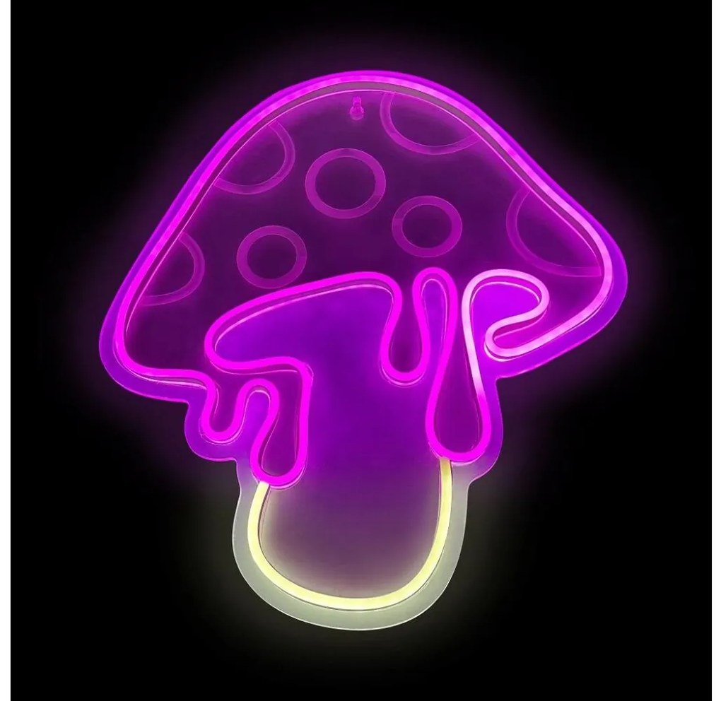 2Kids Toys - LED Neónová nástenná dekorácia LED/5W/USB huba