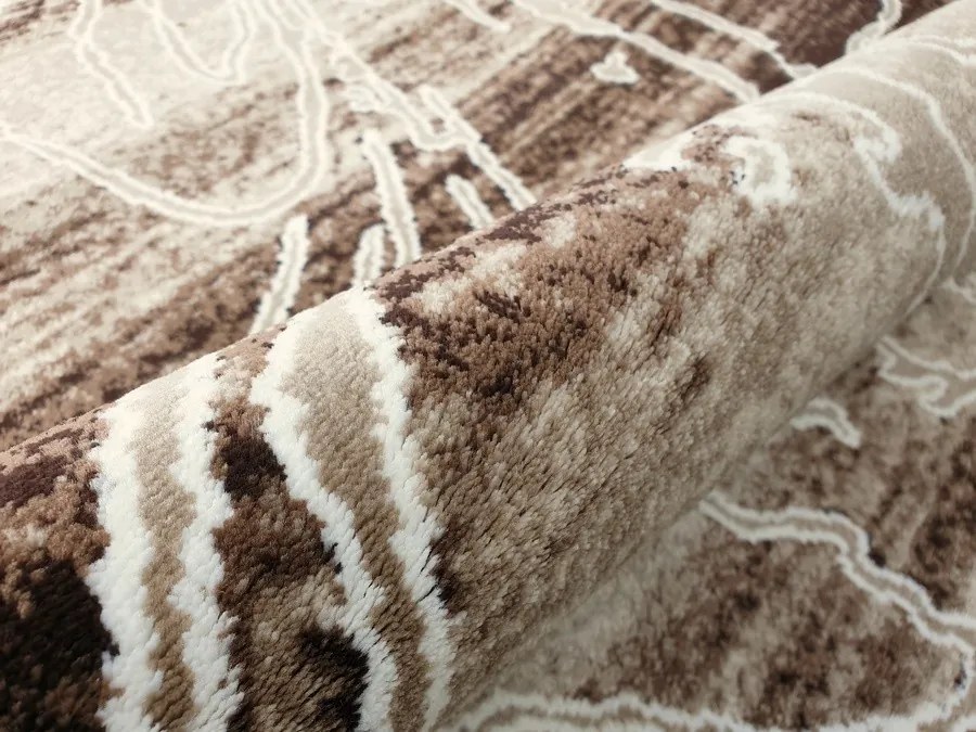 DC Koberec Lapiso SOFT 308 hnedá Rozmer: 150×300 cm