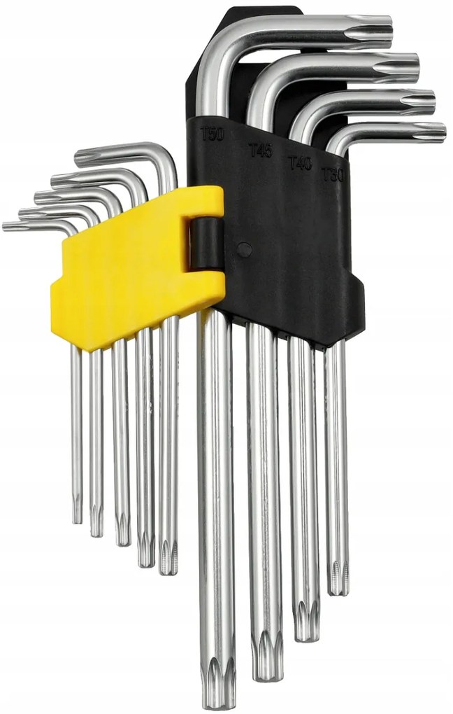 CROWNMAN T10-T50 TORXY imbusové kľúče - sada