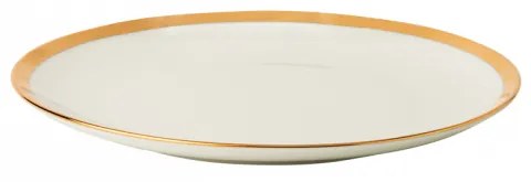 Lunasol - Dezertný tanier so zlatým lemom Coupe 20.5 cm set 4 ks – Flow (492541)
