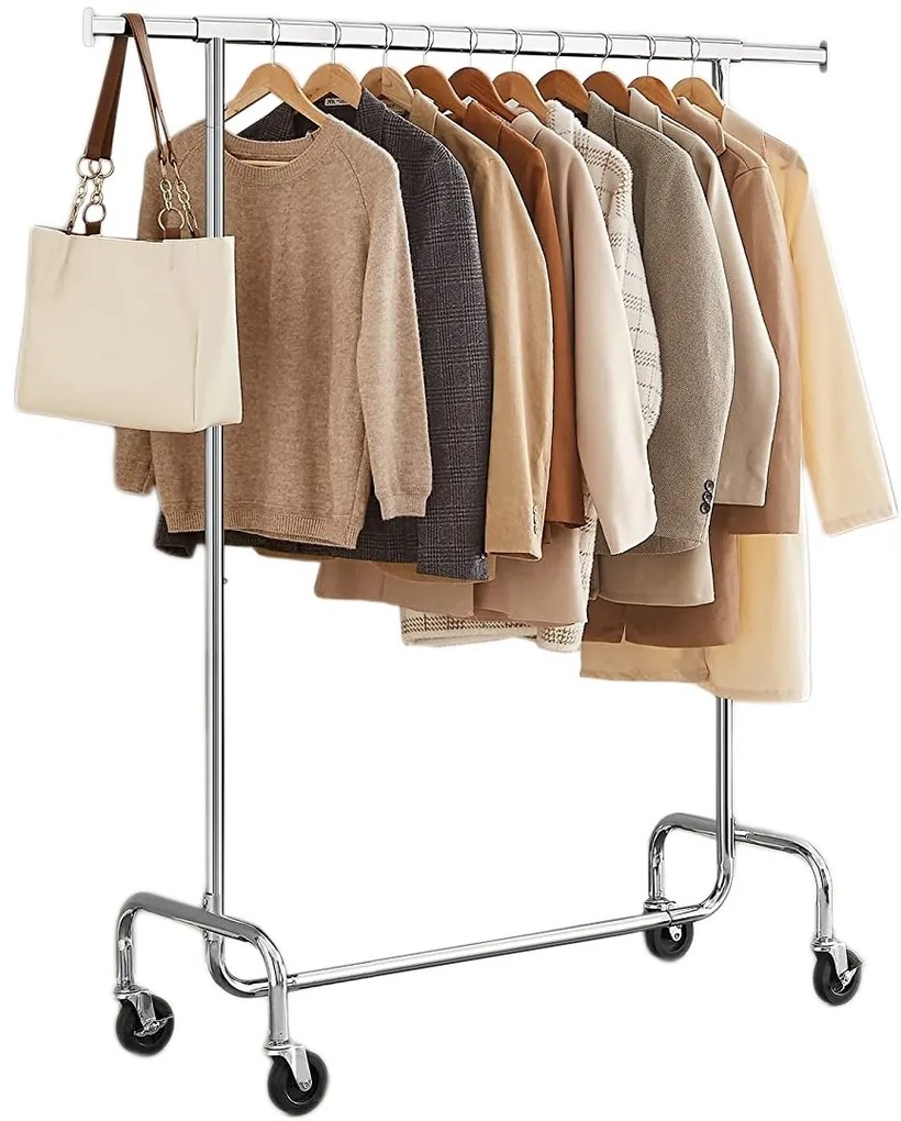 Stojan na kolieskach HARUN chróm