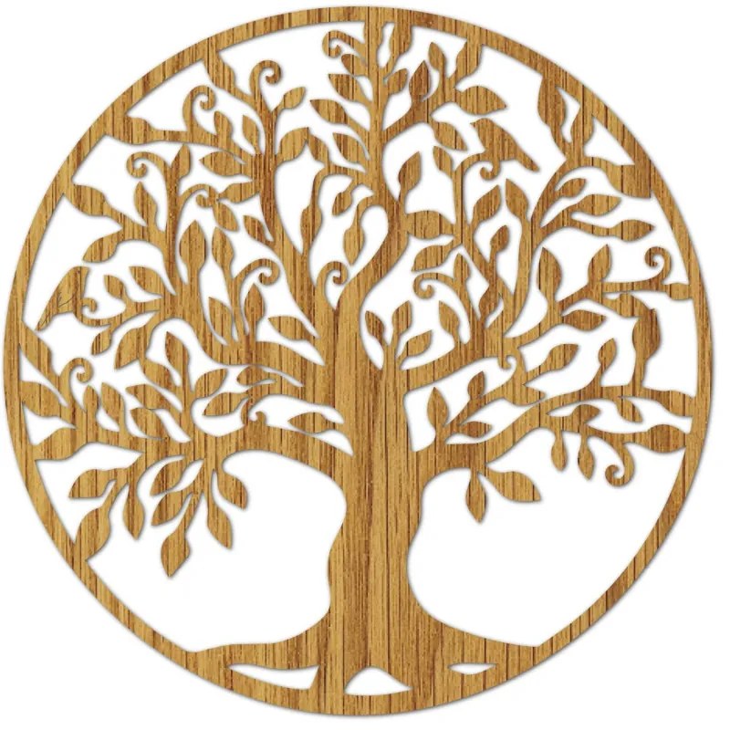 Obraz strom života do obývačky I Drevená nástenná dekorácia I SENTOP FB-HDF0206