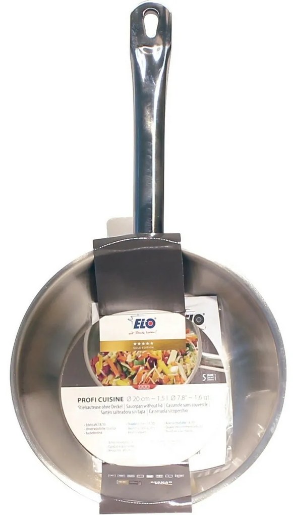Elo 24320 Profi Cuisine nerezový hrniec 20 cm, 2,2l, 2,2 l