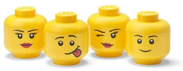 Plastové detské úložné boxy v súprave 4 ks Multi-Pack - LEGO®