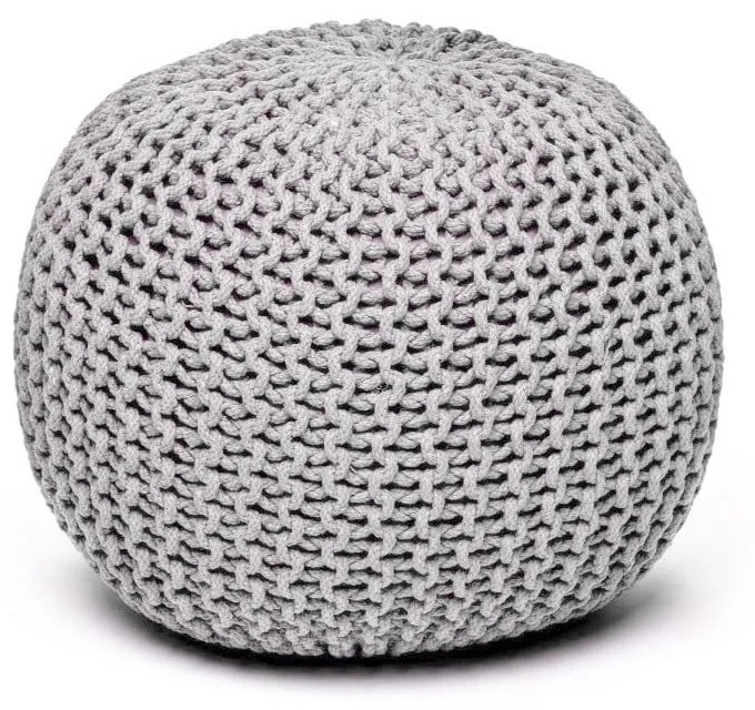 Sivý puf na sedenie loomi.design