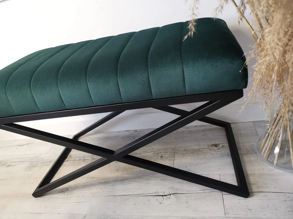 TABURET LUER II ČIERNÝ / ZLATÝ / BIELY PODSTAVEC