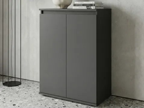 Skrinka 2-dverová Brest, 60 cm, antracitová%