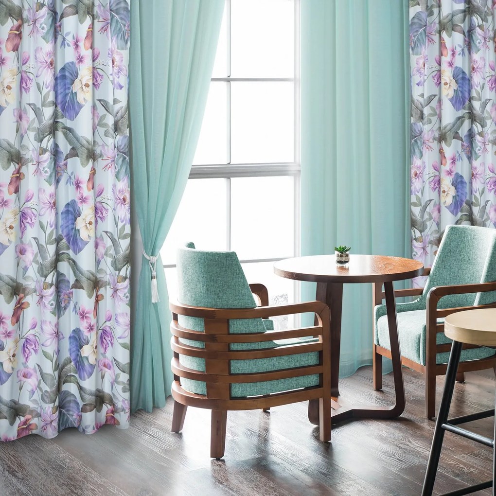 ZATEMŇOVACÍ ZÁVES NA PÁSKE ALIA 140X270 CM VZOROVANÁ