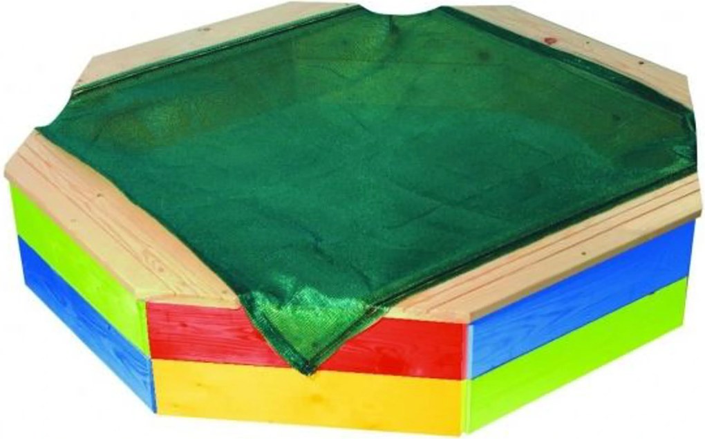 Marimex | Drevené pieskovisko osemhranné farebné | 11640198