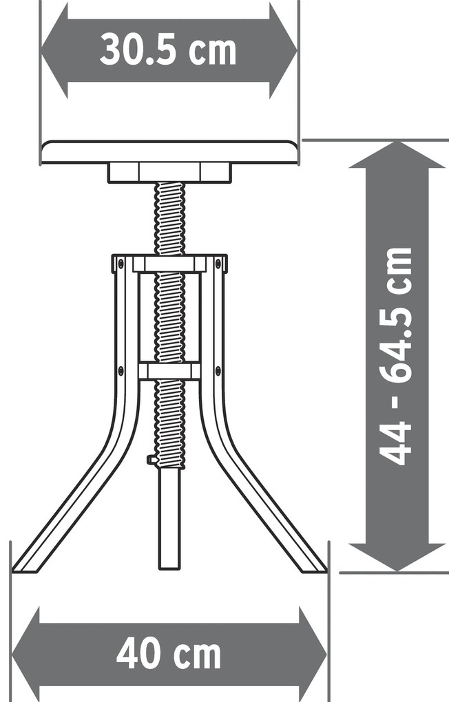 Vretenová taburetka