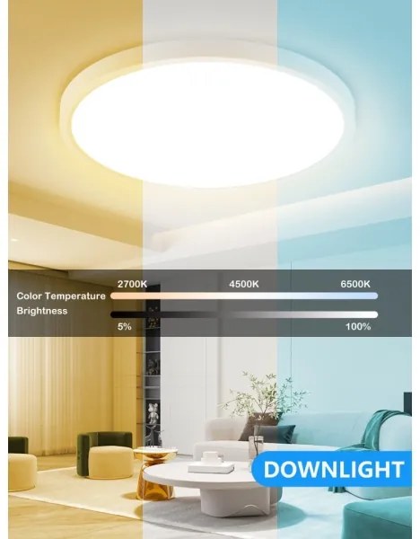 Immax NEO 07169-W60 - LED RGB Stmievateľné svietidlo TUDO 65W/230V Wi-Fi Tuya + DO