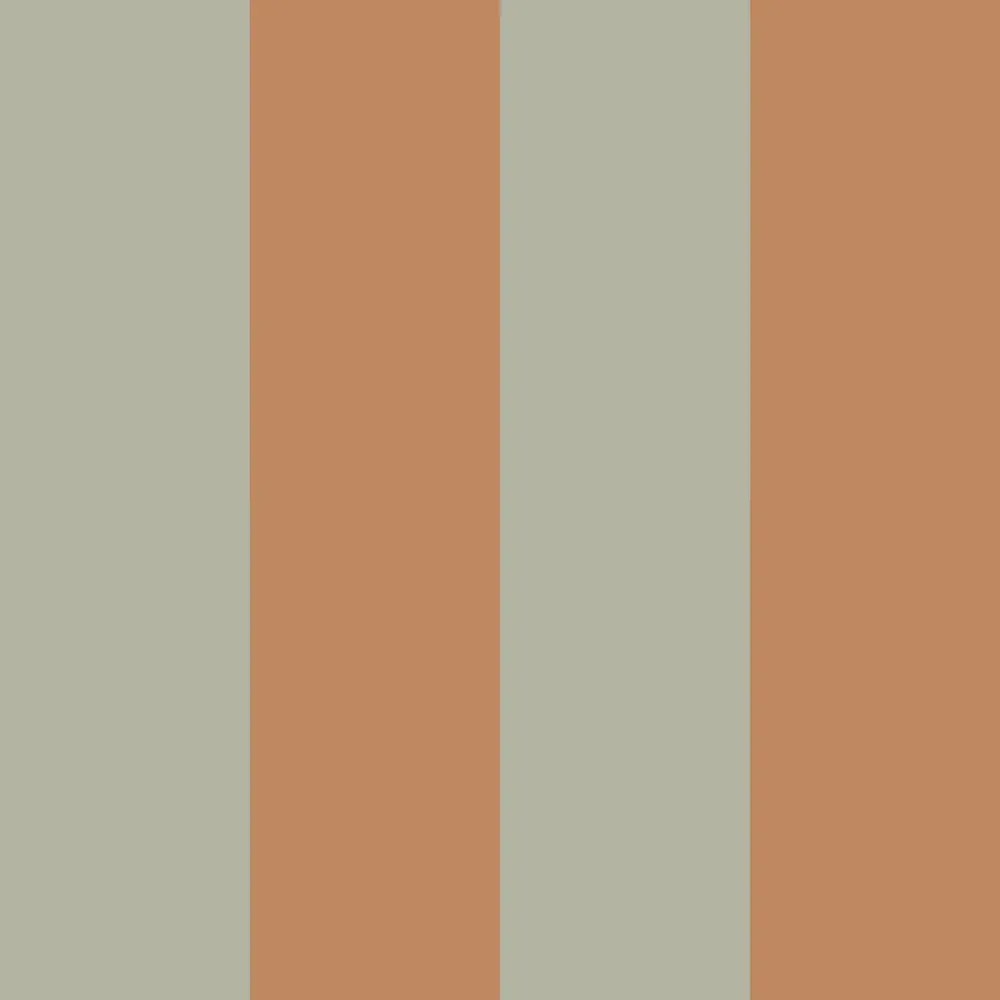 Tapeta pruhy zeleno hnedá 280×50 cm