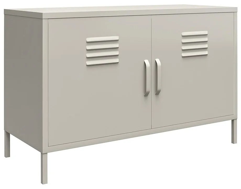 Krémová kovová skrinka 100x64 cm Bradford – Støraa