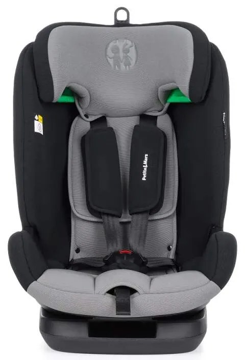 PETITE&MARS Autosedačka Prime Pro i-Size Midnight Grey 76-150 cm (9-36 kg)