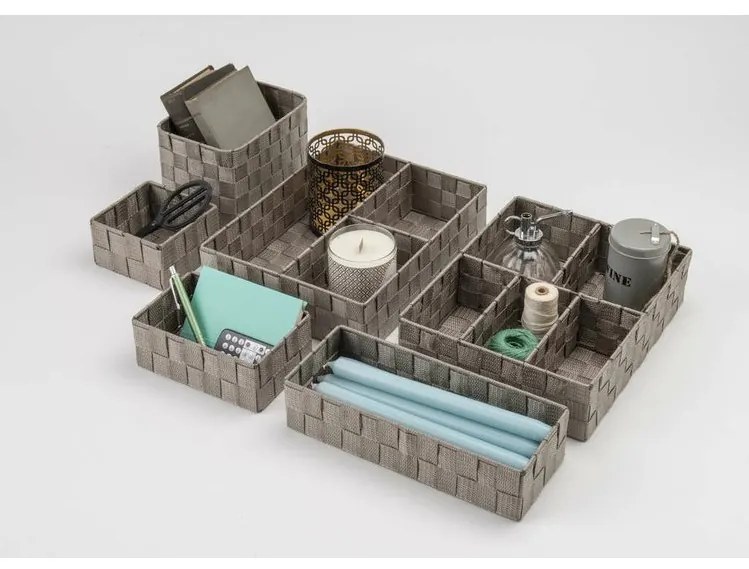 Úložný organizér Compactor TEX 30 x 12 x 7 cm, sivá