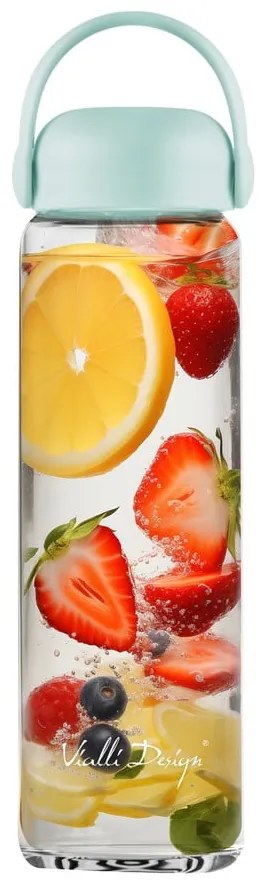 Sklenená fľaša v mentolovej farbe 540 ml Fuori – Vialli Design