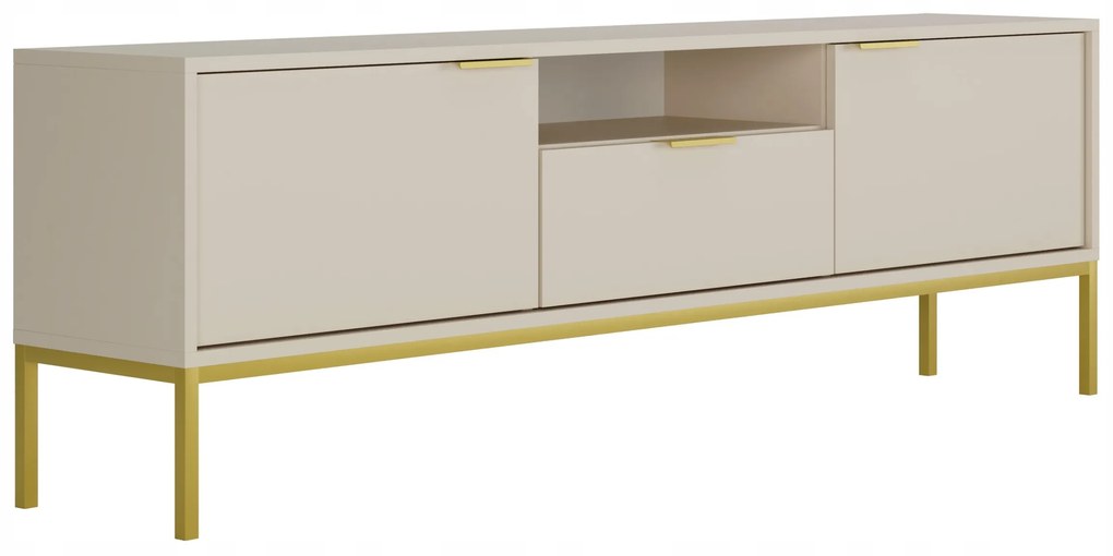 Televízny stolík Austin 175 cm kašmír/zlatý