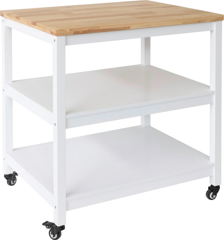 XXXLutz SERVÍROVACÍ VOZÍK, biela, 79/90/60 cm MID.YOU - Barový nábytok - 001713014401