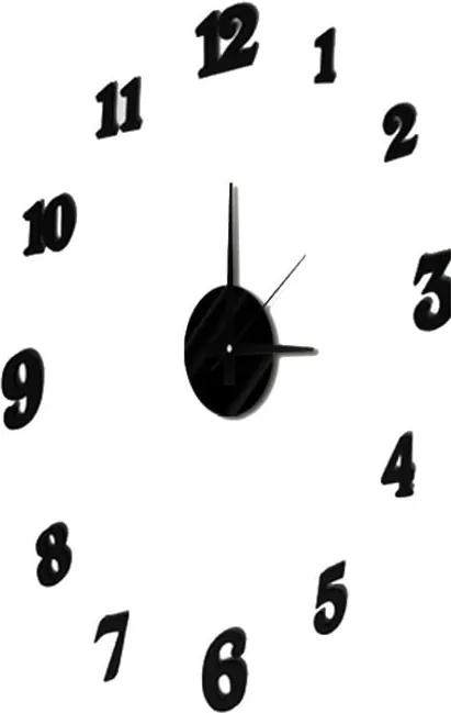 Nástenné nalepovacie hodiny Mauro Ferretti Numbers, ⌀ 50 cm