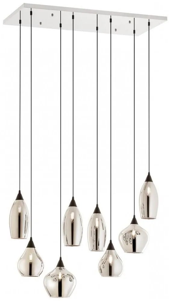 Redo 01-3195 - Luster na lanku TANNER 8xE14/28W/230V