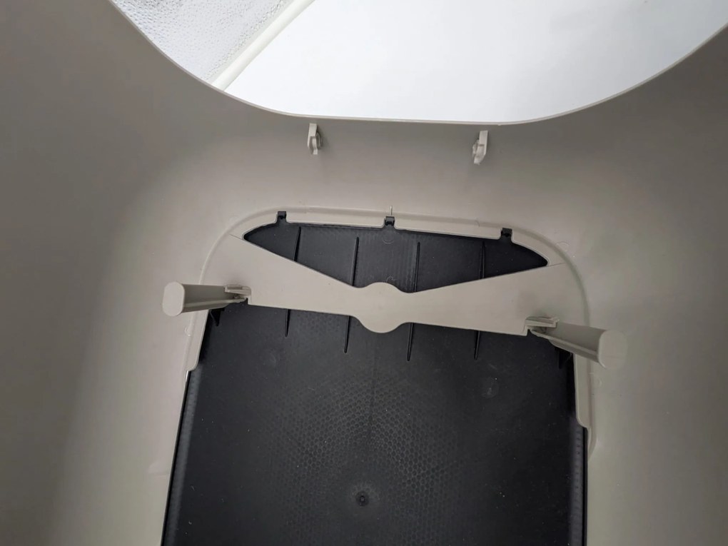 Rotho 2. akosť - Mačacia toaleta, krytý záchod pre mačky s lopatkou CAT XL - béžová