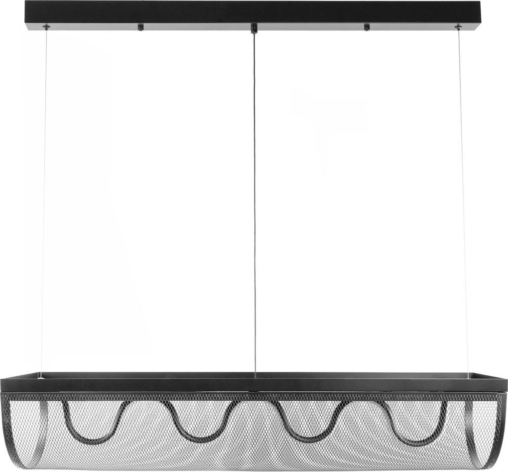 Toolight Toolight, LED stropné svietidlo 27W APP1409-CP, čierna, OSW-063952