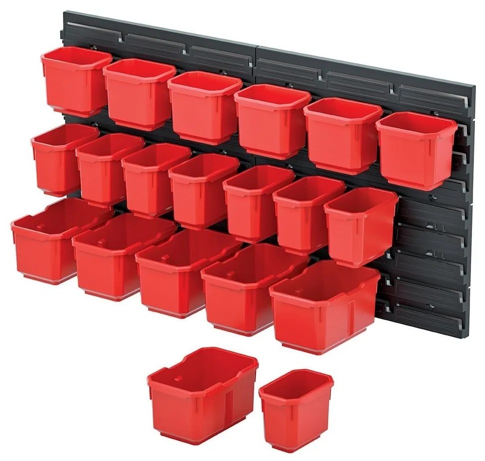 Kistenberg Závesný panel s 20 boxy na náradie ORDERLINE 800x165x400