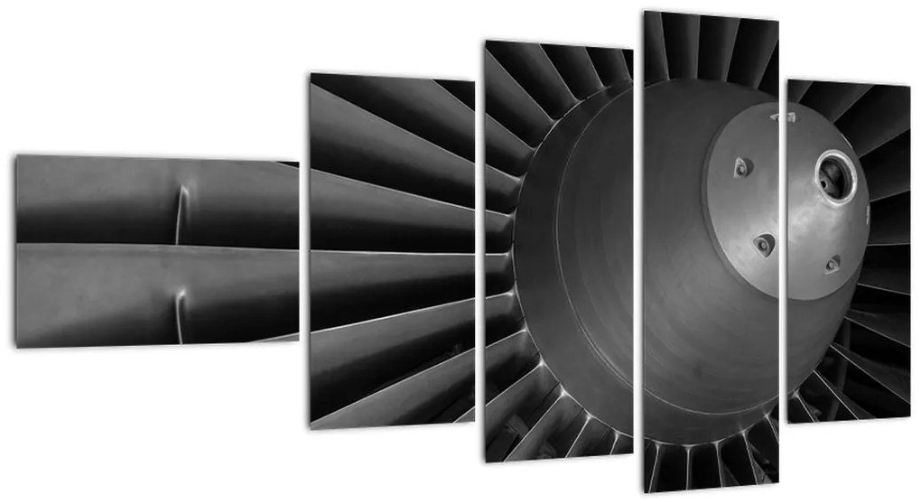 Detail turbíny - obraz