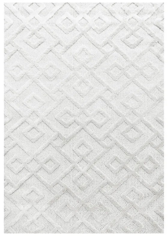 Ayyildiz, Kusový koberec Pisa 4708 Cream, 60x110, biela, obývacia izba
