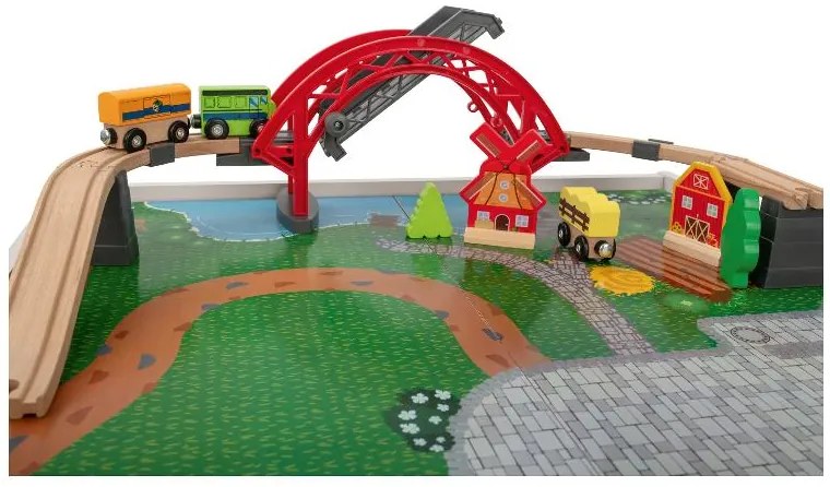 lupilu® Drevená stolná železnica (100394898)