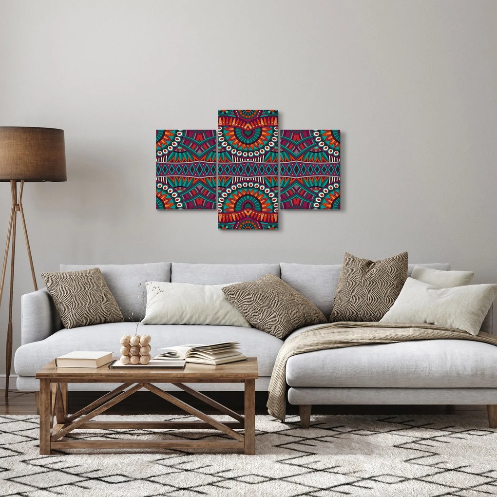 Obraz ornamentálne abstrakcie (90x60 cm)