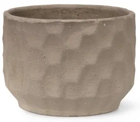 Kameninový kvetináč Gro Brown Sand 16,5 cm Kähler