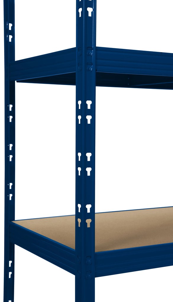 3x Policový regál 2000 X 2370 X 600, modrý 3XRR1-6024-4-5017