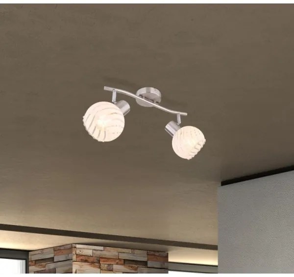 Globo 54025-2 - Bodové svietidlo WILLY 2xE27/40W/230V