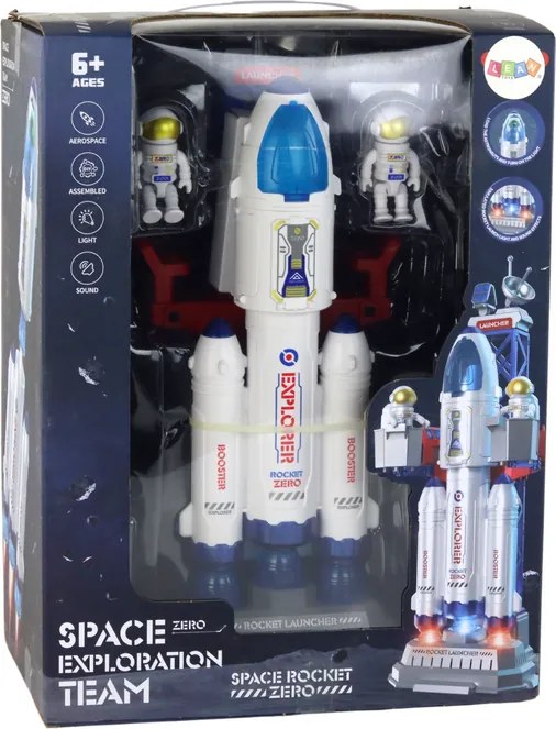 LEAN Toys Vesmírna misia Raketa Nula Vesmírna raketa Astronauti
