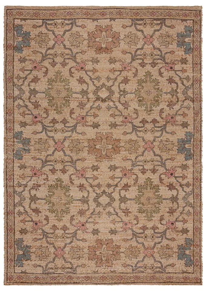 Ručne tkaný koberec s prímesou juty v prírodnej farbe 200x290 cm Celine Jute Global – Flair Rugs