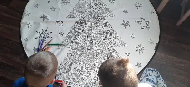 TRHÁK: KOBEREC - OMAĽOVÁNKY - Nut Cracker, 130x130 (priemer) kruh, biela, detská izba, Butter Kings