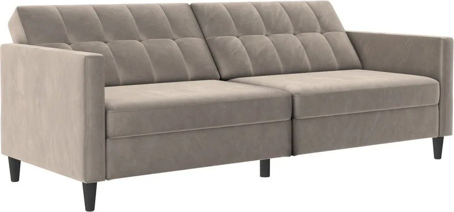 Béžová zamatová pohovka 203 cm Hartford – Støraa