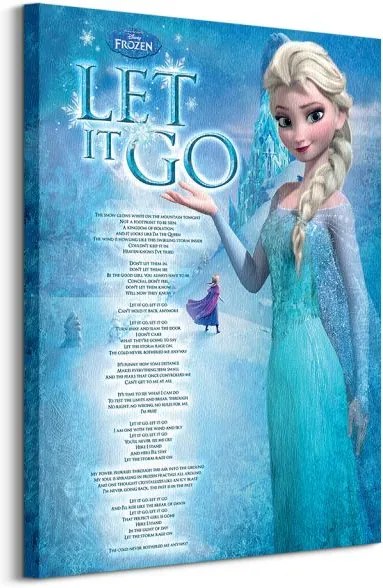 Obraz na plátne Disney Frozen (Let it go) 60x80cm WDC90855