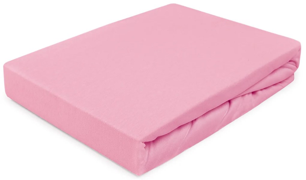 DETSKÉ JERSEY PRESTIERADLO 005 60X120 CM RUŽOVÉ