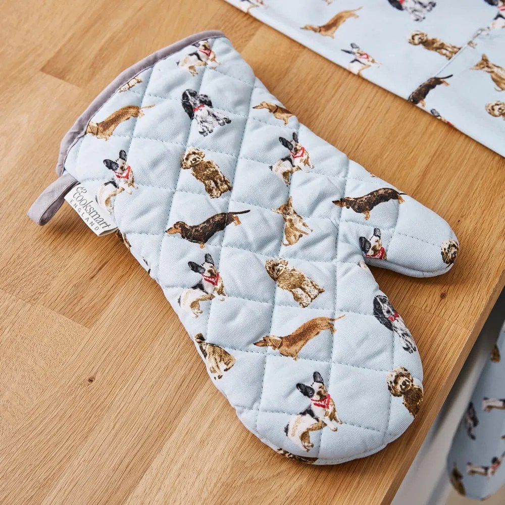 Bavlnená kuchynská rukavica Cooksmart ® Curious Dogs