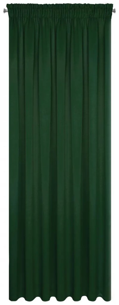 ZATEMŇOVACÍ ZÁVES NA PÁSKE PARISA 135X270 CM TMAVOZELENÁ