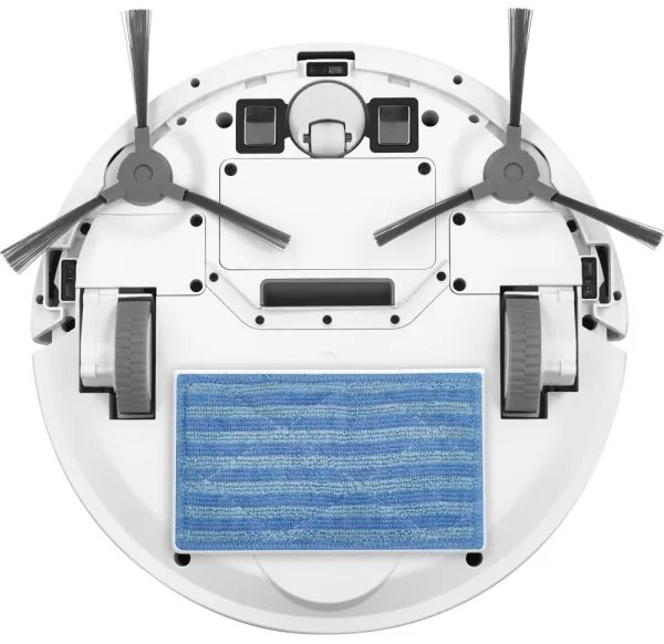 Sencor - Robotický vysávač s mopom 2v1 18W/1500 mAh biela + diaľkové ovládanie