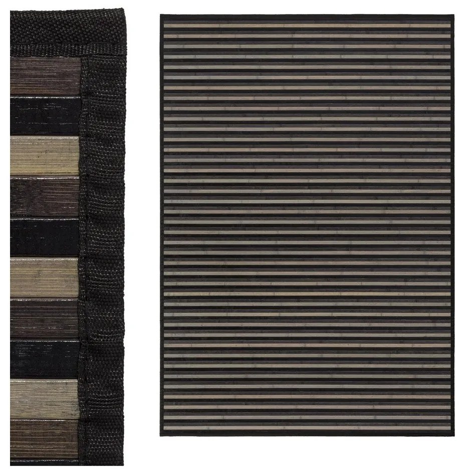 Sivý bambusový koberec 140x200 cm – Casa Selección